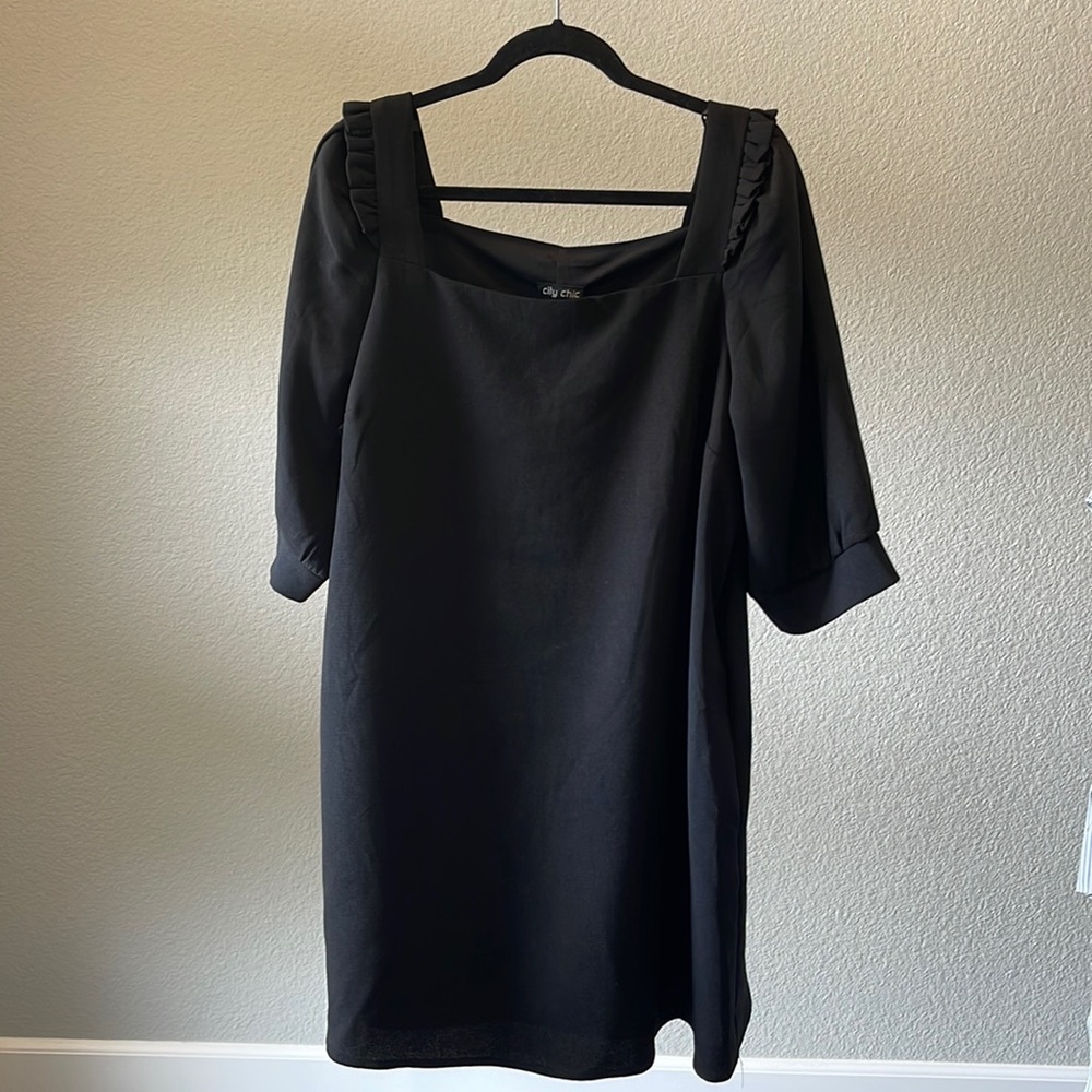 Black City Chic Dress, Size 16